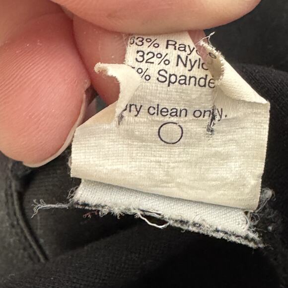 J Crew Pants Womens 6 Black Ponte Knit Stretch Pull On Slim Career Capsule - Picture 7 of 13